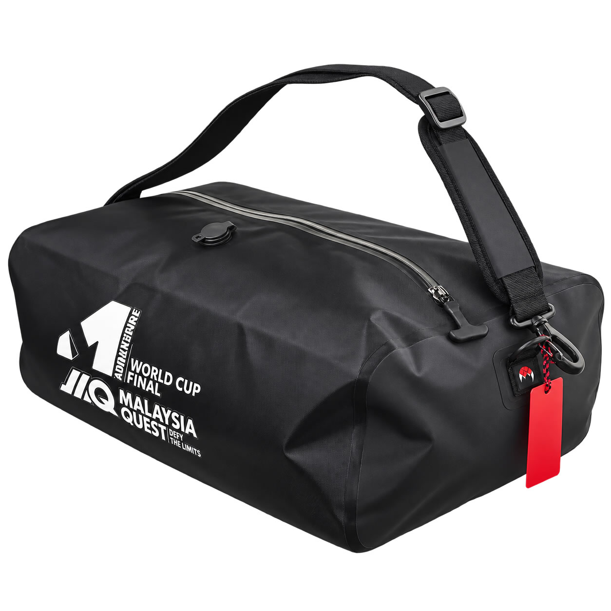 Drop Bag 30L 2 ORGA 30L waterproof drop bag featuring Adventure World Cup Final Malaysia Quest graphics